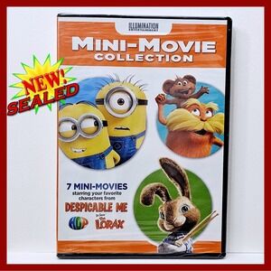 Illumination‎ Mini Movie Collection DVD Minions Despicable Me Lorax 7-Movies New